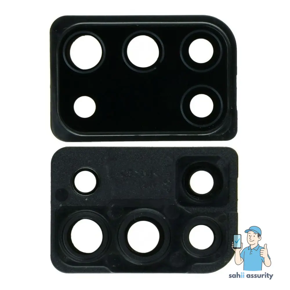 Camera Lens Glass with Frame for Samsung Galaxy M31 Black